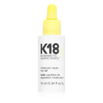 K18 Molecular Repair Hair Oil vyživující suchý olej pro poškozené a křehké vlasy 10 ml