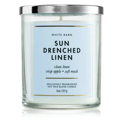 Bath & Body Works Sun-Drenched Linen vonná svíčka 227 g