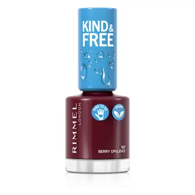 Rimmel Kind & Free lak na nehty odstín 157 Berry Opulence 8 ml