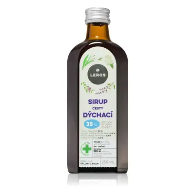 Leros Cesty dýchací bylinný sirup pro podporu zdraví dýchacích cest 250 ml