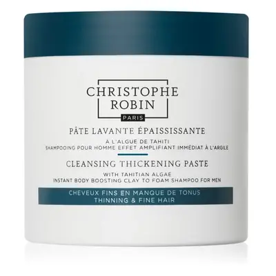 Christophe Robin Cleansing Thickening Paste with Tahitian Algae exfoliační šampon pro jemné nebo