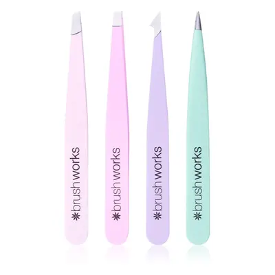 Brushworks Tweezer Set Pastel sada pinzet