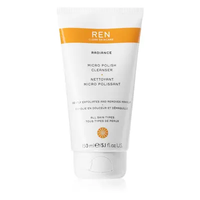 REN Radiance exfoliační čisticí pěna pro všechny typy pleti 150 ml