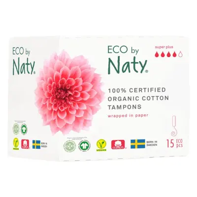 ECO by Naty Tampons Super Plus tampony 15 ks