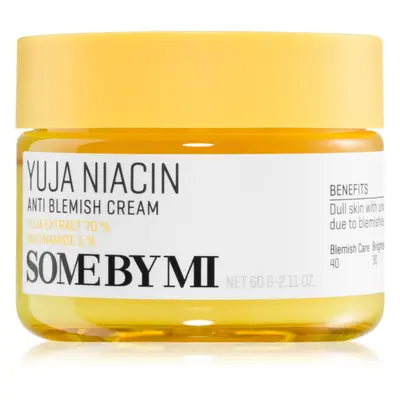 Some By Mi Yuja Niacin Anti Blemish hydratační a rozjasňující pleťový krém pro pleť s hyperpigme