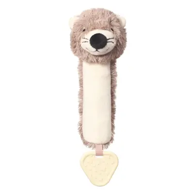 BabyOno Squeaky Toy with Teether pískací hračka s kousátkem Otter Maggie 1 ks