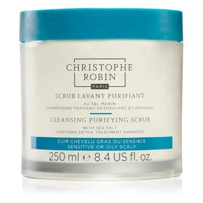 Christophe Robin Cleansing Purifying Scrub with Sea Salt čisticí šampon s peelingovým efektem 25