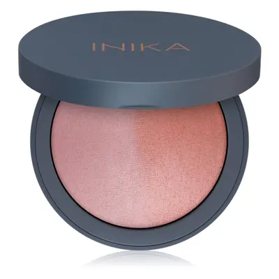 INIKA Organic Blush Duo duo tvářenka odstín Burnt Peach 6,5 g