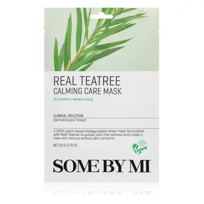 Some By Mi Clinical Solution Teatree Calming Care Mask zklidňující plátýnková maska pro problema