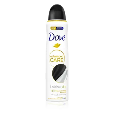 Dove Advanced Care Antiperspirant antiperspirant ve spreji 72h Invisible Dry 150 ml