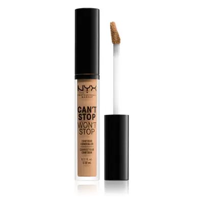 NYX Professional Makeup Can't Stop Won't Stop tekutý korektor odstín 7.5 Soft Beige 3.5 ml