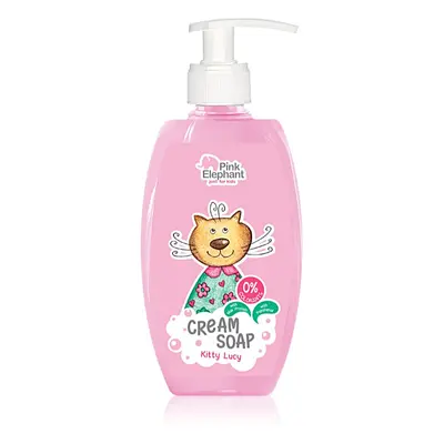 Pink Elephant Cream Soap Kitty Lisa krémové mýdlo pro děti 250 ml