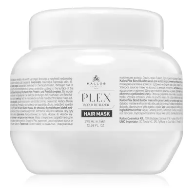 Kallos Plex Hair Mask regenerační maska pro poškozené, chemicky ošetřené vlasy 275 ml