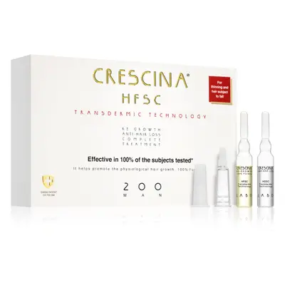 Crescina Transdermic 200 Re-Growth and Anti-Hair Loss péče pro podporu růstu a proti vypadávání 