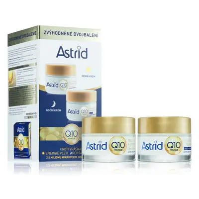 Astrid Q10 Miracle dárková sada na den i noc pro ženy 2x50 ml