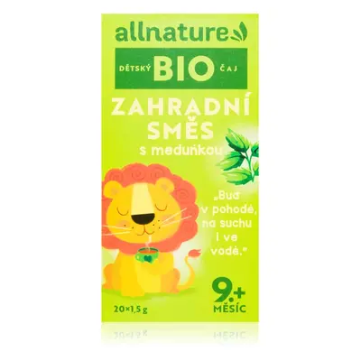 Allnature Dětský čaj BIO Zahradní směs s meduňkou čaj v BIO kvalitě 20x1,5 g