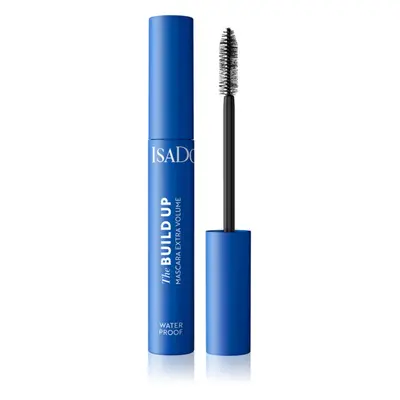 IsaDora Build Up Mascara Extra Volume řasenka pro extra objem voděodolná odstín 01 Black 10 ml