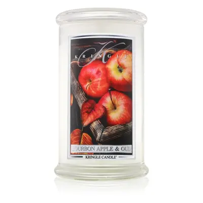 Kringle Candle Bourbon Apple & Oud vonná svíčka 624 g