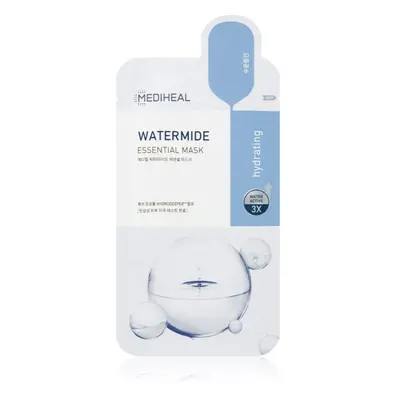 MEDIHEAL Essential Mask Watermide hydratační plátýnková maska pro rozjasnění pleti 24 ml