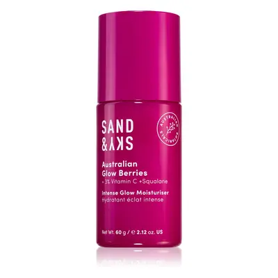 Sand & Sky Australian Glow Berries Intense Glow Moisturiser hydratační fluid pro rozjasnění plet