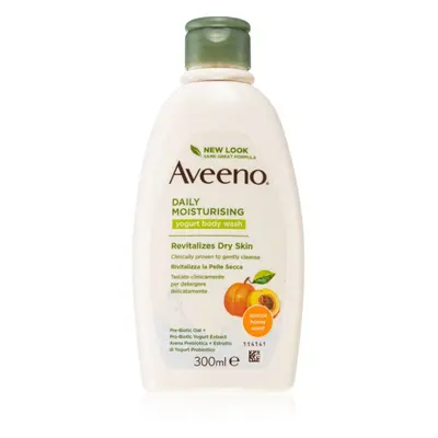 Aveeno Daily Moisturising Yoghurt body wash vyživující sprchový gel Apricot & Yoghurt 300 ml