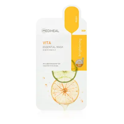 MEDIHEAL Essential Mask Vita rozjasňující plátýnková maska s multivitamínovým komplexem 24 ml