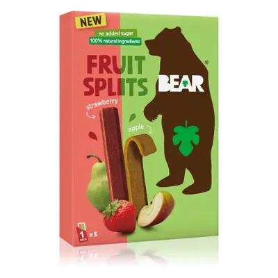 BEAR Fruit Splits Jahoda & Jablko sušené ovoce 5x20 g