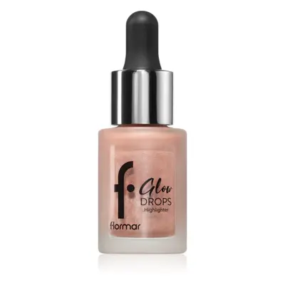 flormar Glow Drops Lip Tattoo tekutý rozjasňovač odstín 002 Sun Glow 14 ml