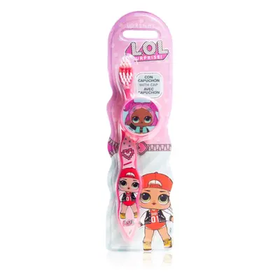 L.O.L. Surprise Toothbrush With Cap zubní kartáček pro děti 1 ks