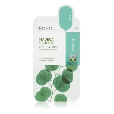 MEDIHEAL Essential Mask Madeca Ssoside plátýnková maska se zklidňujícím účinkem 24 ml