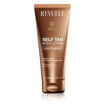 Revuele Paradise Bronze Self Tan Body Lotion samoopalovací mléko pro postupné opálení odstín Lig