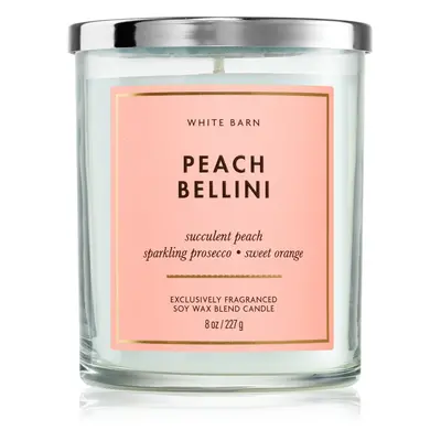 Bath & Body Works Peach Bellini vonná svíčka 227 g