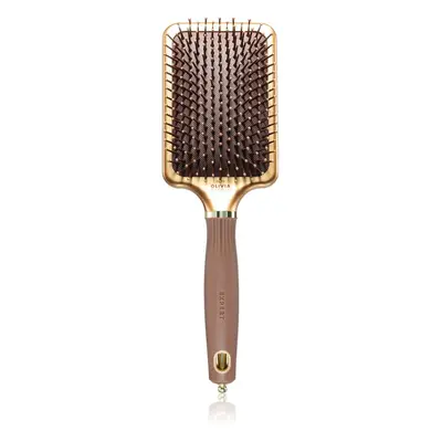 Olivia Garden Rectangular Paddle kartáč pro snadné rozčesání vlasů Gold&Brown 1 ks