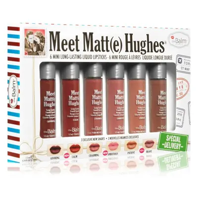 theBalm Meet Matt(e) Hughes Mini Kit Special Delivery sada tekutých rtěnek