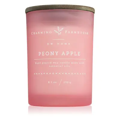 DW Home Charming Farmhouse Peony Apple vonná svíčka 230 g