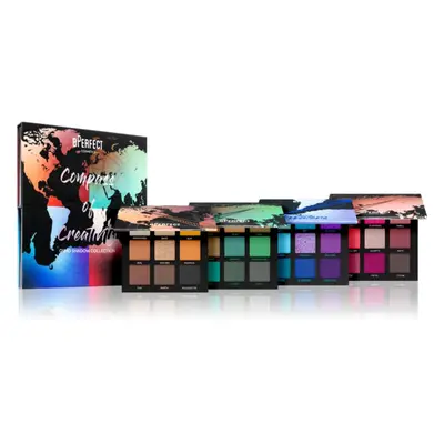 BPerfect Compass of Creativity Quad Shadow Collection sada paletek očních stínů