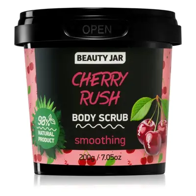 Beauty Jar Cherry Rush zjemňující tělový peeling 200 g