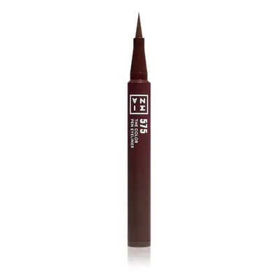 3INA The Color Pen Eyeliner Mini oční linky ve fixu odstín 575 - Brown 0,6 ml