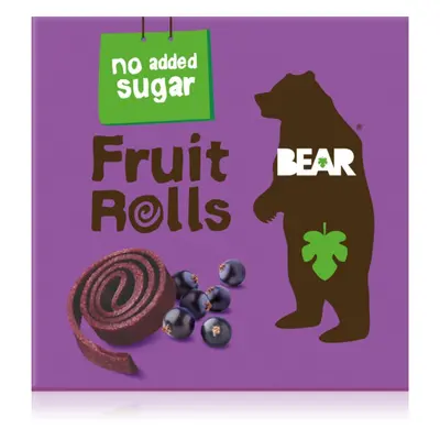 BEAR Fruit Rolls Blackcurrant ovocné rolky 5x20 g