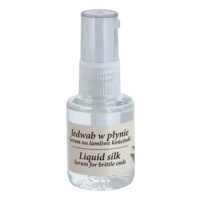 Green Pharmacy Liquid Silk Serum sérum na křehké konečky vlasů 30 ml