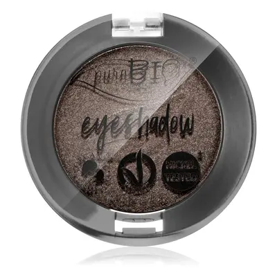 puroBIO Cosmetics Compact Eyeshadows oční stíny odstín 19 Intense Gray 2,5 g