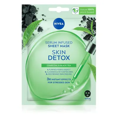 NIVEA Urban Skin Detox 10minutová textilní maska 1 ks