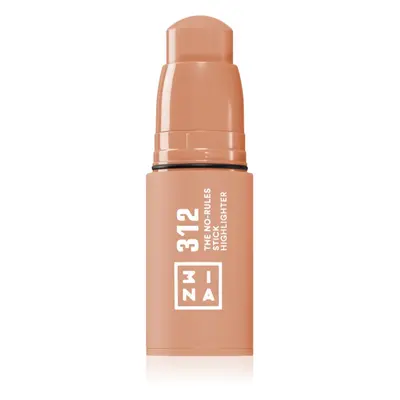 3INA The No-Rules Stick multifunkční tužka na oči, rty a tváře odstín Highlighter 312 - Transluc