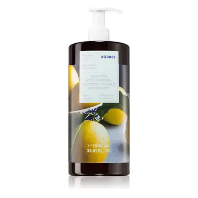 Korres Basil Lemon osvěžující sprchový gel 1000 ml