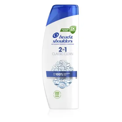 Head & Shoulders Classic Clean 2in1 šampon proti lupům 2 v 1 400 ml