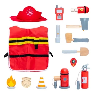 UMU® Roleplay Firefighter Set aktivity hračka ze dřeva