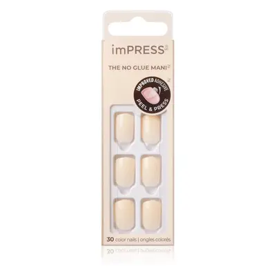 KISS imPRESS The No Glue Mani Short umělé nehty Point Pink 30 ks