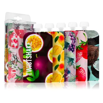 Twistshake Squeeze Fruit kapsička na jídlo 5x220 ml