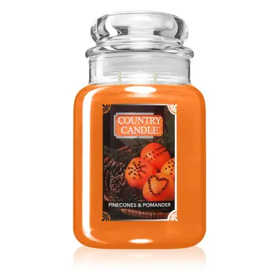 Country Candle Pinecone & Pomander vonná svíčka 737 g