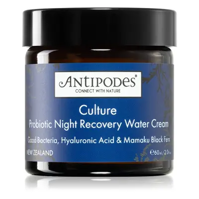 Antipodes Culture Probiotic Night Recovery Water Cream intenzivní noční krém pro revitalizaci pl